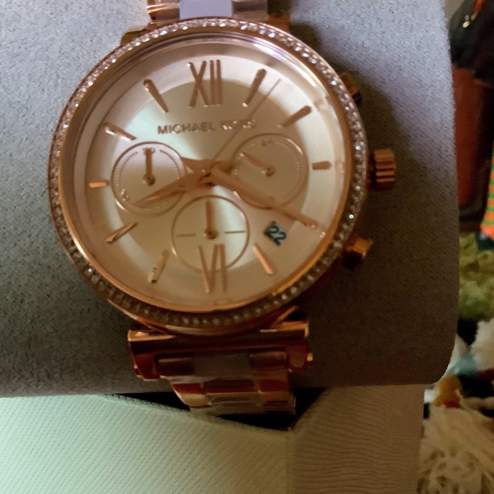 Michael Kors “Sofie” Rose Gold Watch